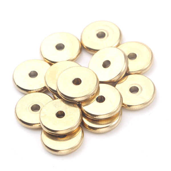 Stainless Steel Abacus Beads Wheel Beads Positioning Beads Vacuum Plating Bracelet Beads Diy Jewelry