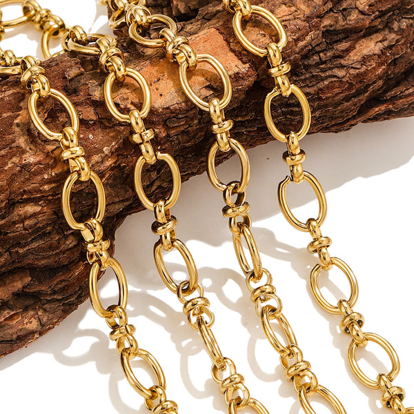 Stainless Steel Hip Hop Simple Temperament Chain Diy Bracelet