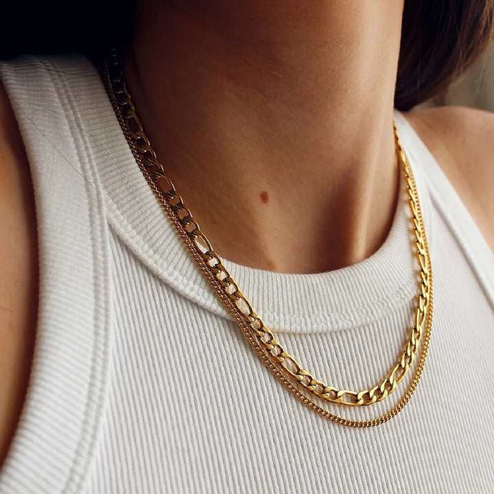Stainless Steel Jewelry Non-Fading Light Luxury High-End Clavicle Chain