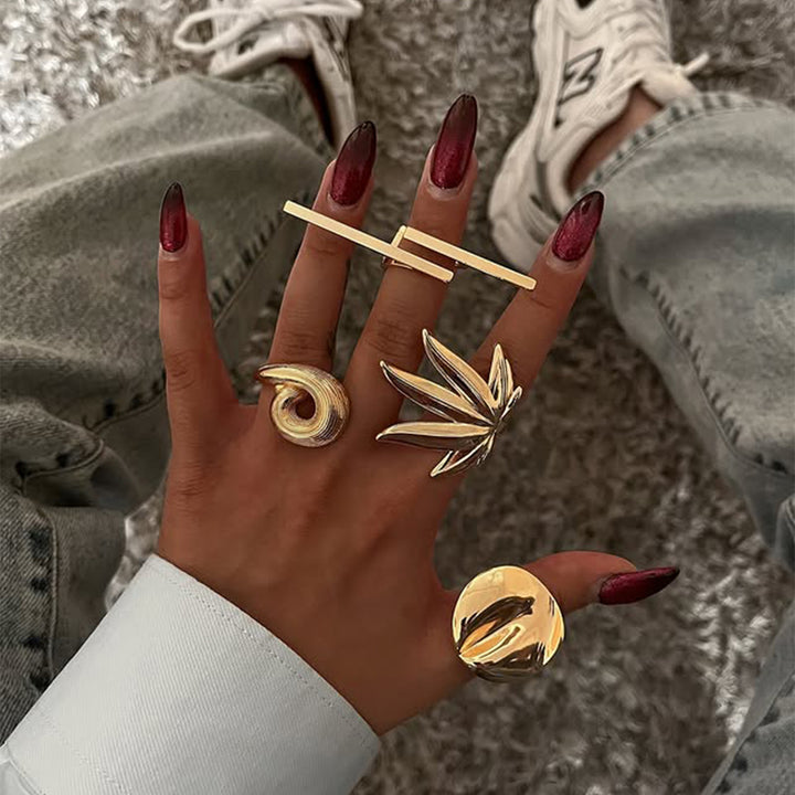 Stainless Steel Rings Hand Ornaments