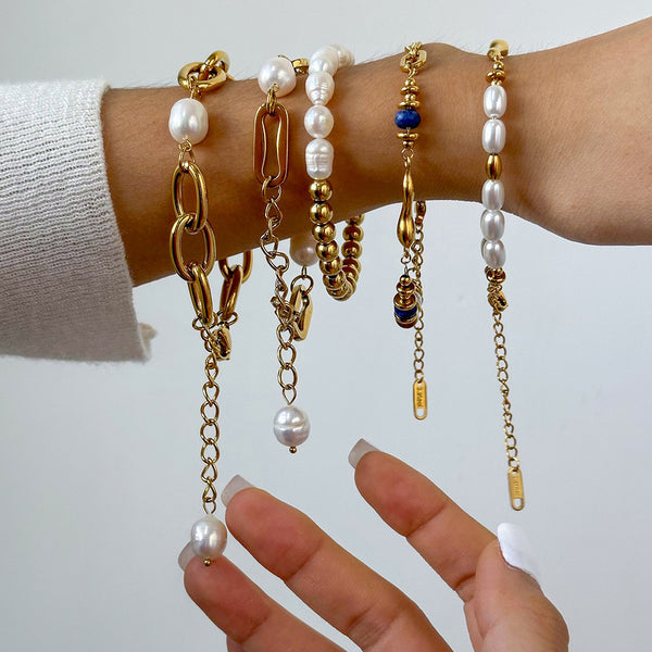 Stainless Steel Pearl Bracelet High-Quality Hand Ornament