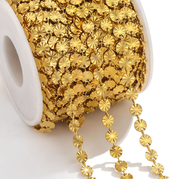 Stainless Steel Sunflower Chain Necklace Bracelet Jewelry Diy Handmade Jewelry Accessories