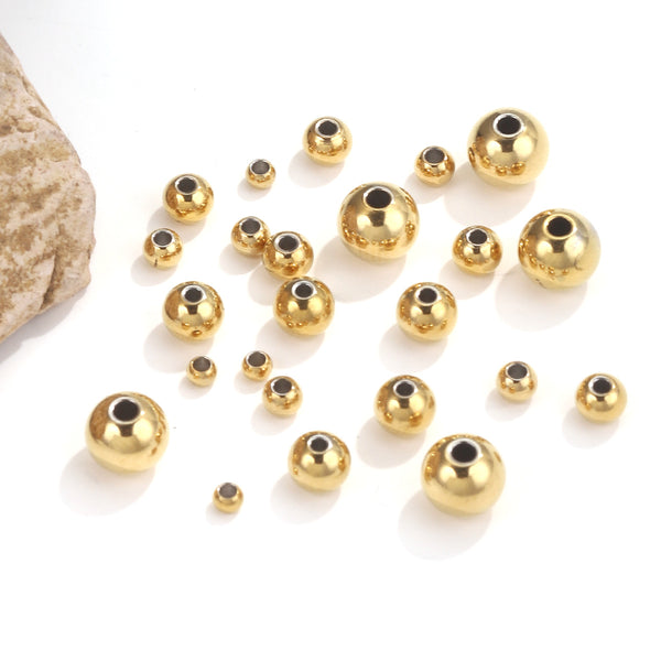 Stainless Steel Solid Drilled Steel Balls Loose Beads