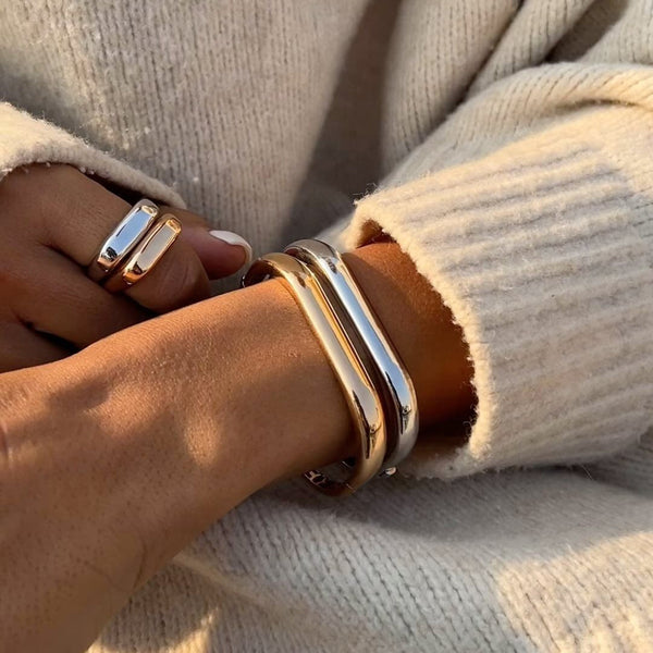 Stainless Steel Simple Square Bracelet Fashion Hand Ornament
